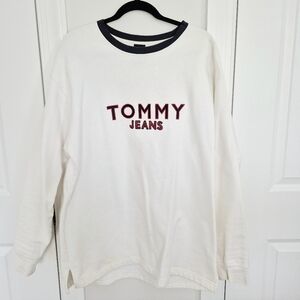 Vtg 90s Ivory Logo Crew Neck Sweatshirt Comfy Fall Winter Retro Spring Travel